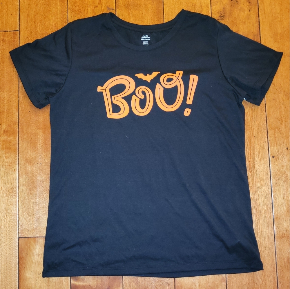 BOO Halloween short sleeve T-shirt